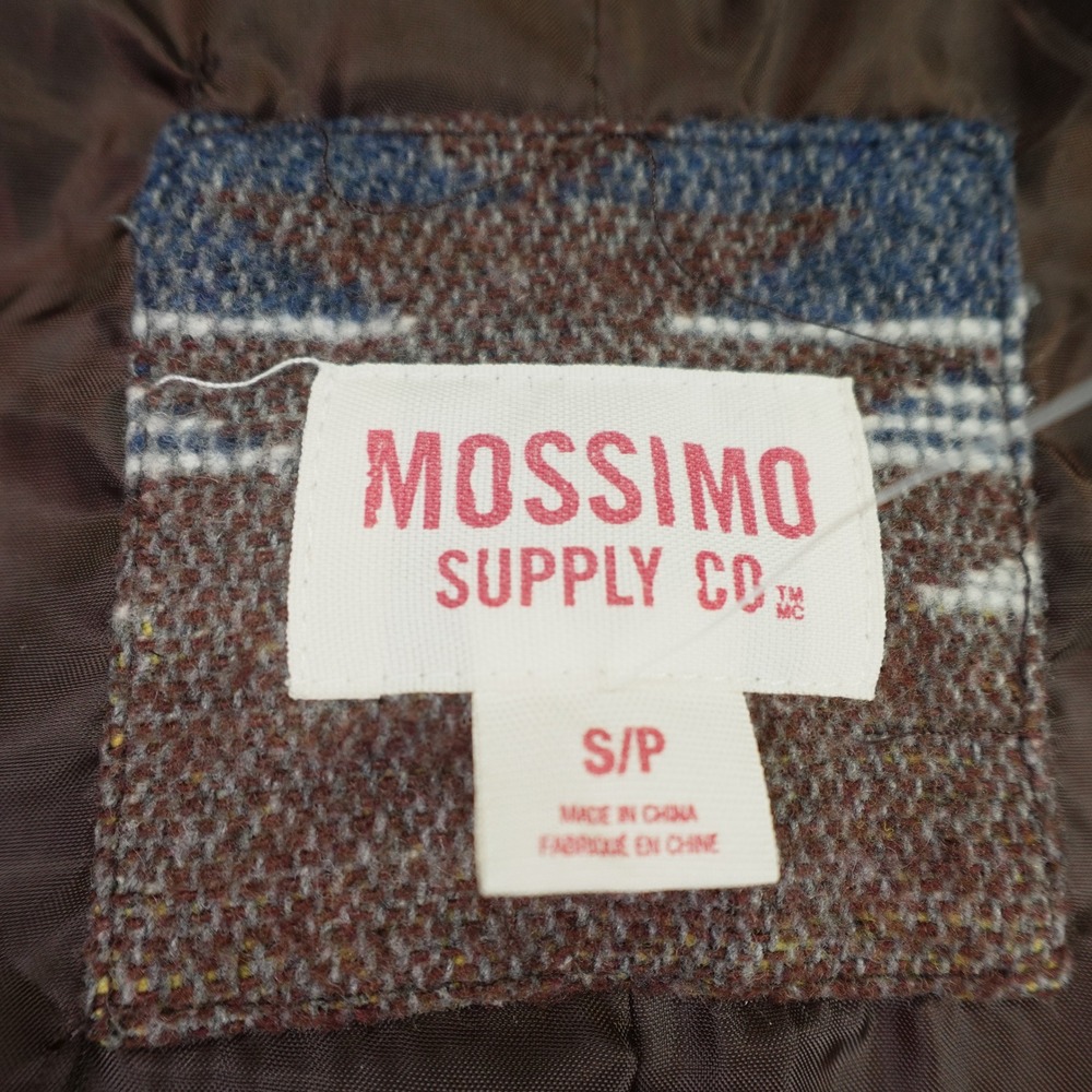 Mossimo Supply Co Jacket Womens S Multicolor Aztec Hooded Coat Boho Wrap - Picture 4 of 10